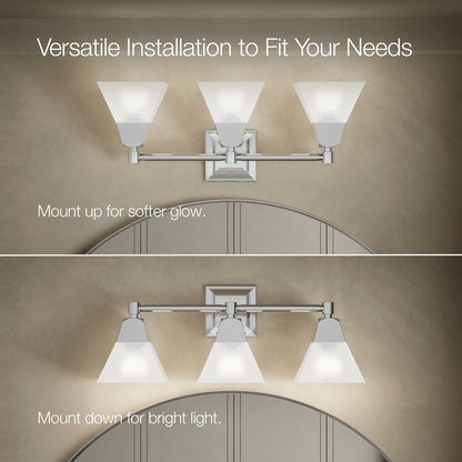 3/4 view of product with dimensions