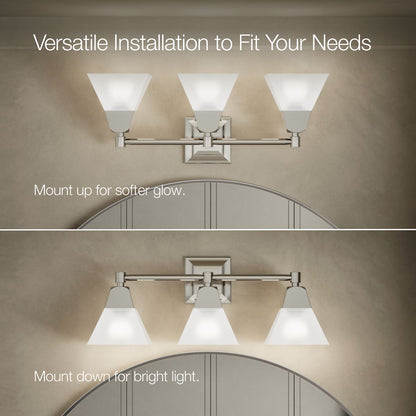 3/4 view of product with dimensions