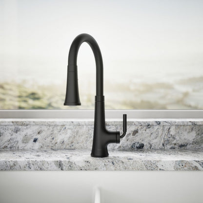 KOHLER K-23764 Tone Pull-down kitchen sink faucet with three-function sprayhead
