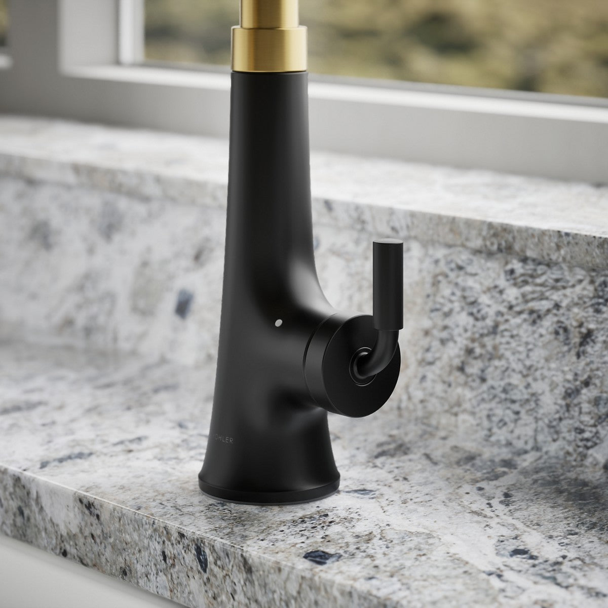 KOHLER K-23766 Tone Touchless pull-down kitchen sink faucet with three-function sprayhead