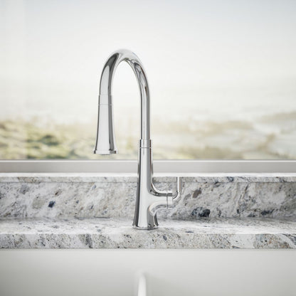 KOHLER K-23766 Tone Touchless pull-down kitchen sink faucet with three-function sprayhead