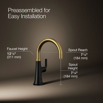 KOHLER K-23767 Tone Single-handle bar sink faucet