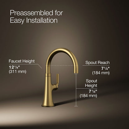 KOHLER K-23767 Tone Single-handle bar sink faucet