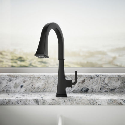 KOHLER K-23830 Riff Pull-down kitchen sink faucet with three-function sprayhead