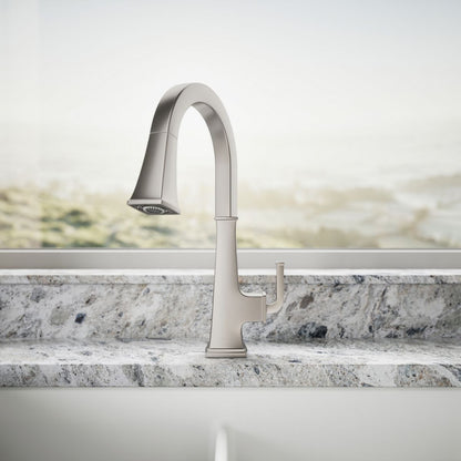 KOHLER K-23830 Riff Pull-down kitchen sink faucet with three-function sprayhead