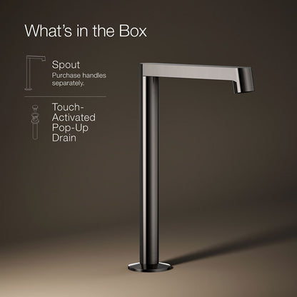 KOHLER Components Bathroom sink faucet spout with Row design, 1.2 gpm