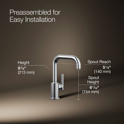 KOHLER K-24077 Purist Beverage Faucet