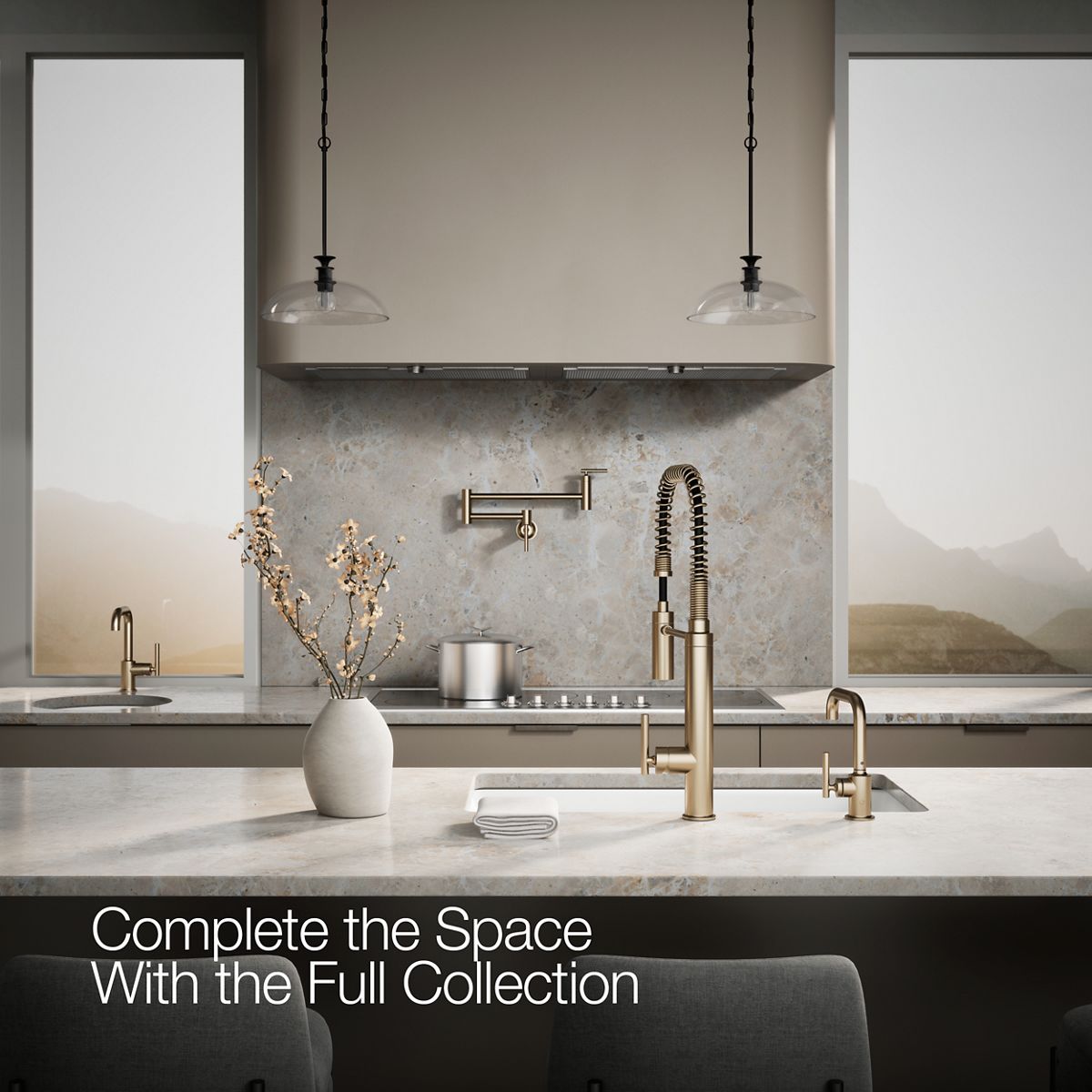 KOHLER K-24077 Purist Beverage Faucet