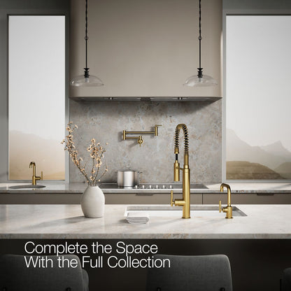 KOHLER K-24077 Purist Beverage Faucet, vibrant brushed moderne brass - view 2