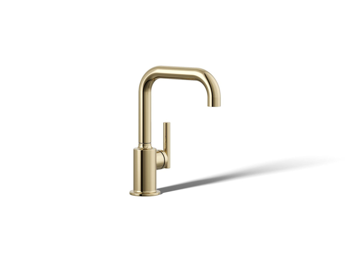 KOHLER K-24077 Purist Beverage Faucet, vibrant french gold