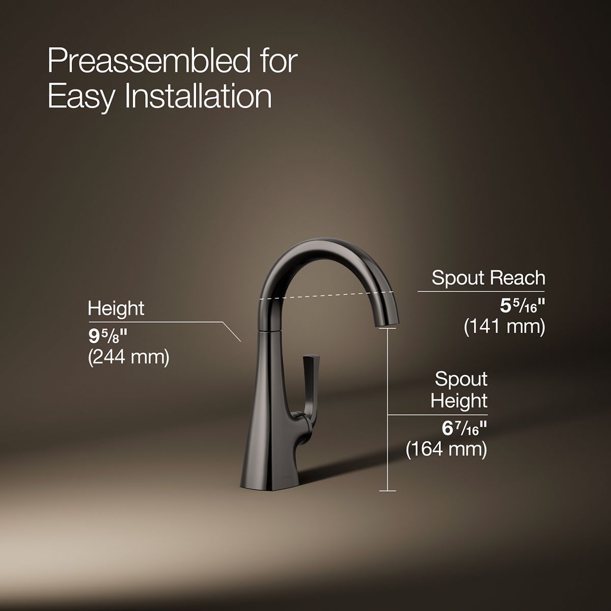 KOHLER K-24134 Graze Beverage faucet
