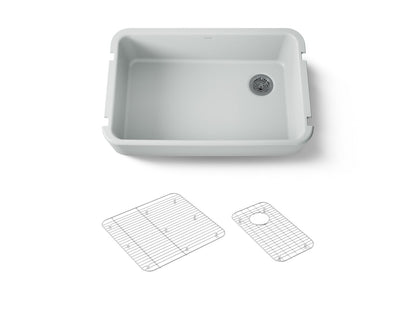 KOHLER Ironridge 34" undermount single-bowl farmhouse kitchen sink