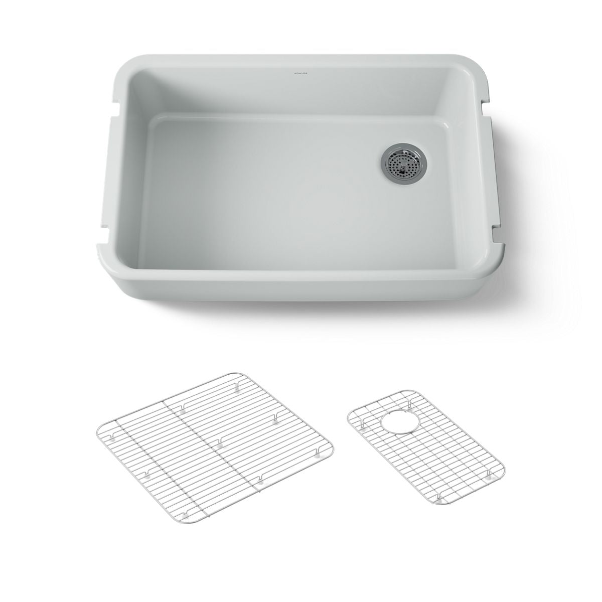 KOHLER Ironridge 34" undermount single-bowl farmhouse kitchen sink