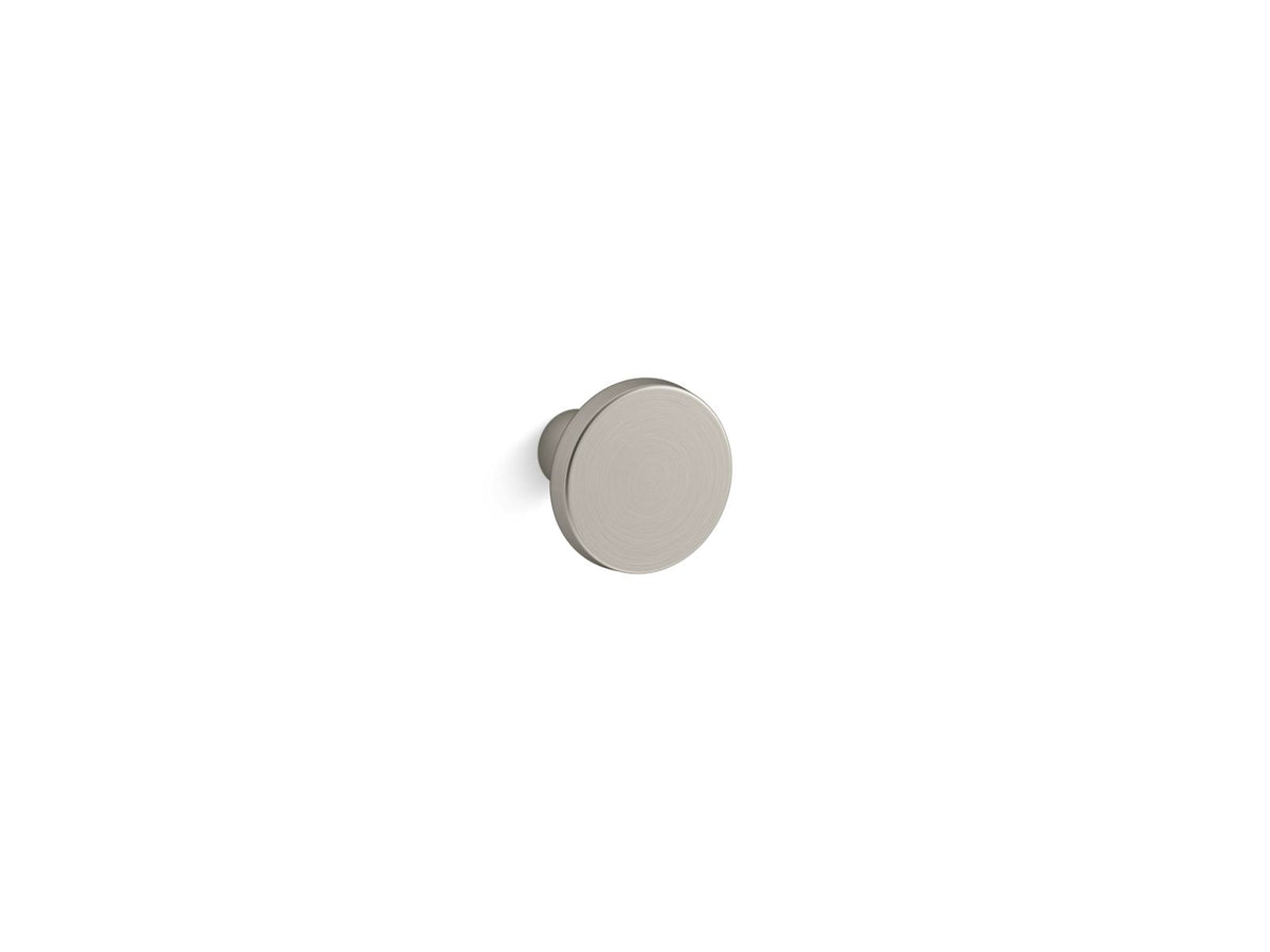 KOHLER K-24437 Tone Cabinet knob, vibrant brushed nickel