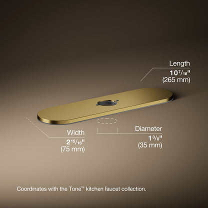 3/4 view of product with dimensions
