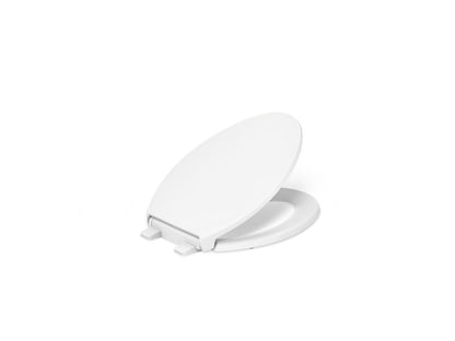 KOHLER K-24495-A Border ReadyLatch Quiet-Close elongated toilet seat with antimicrobial agent