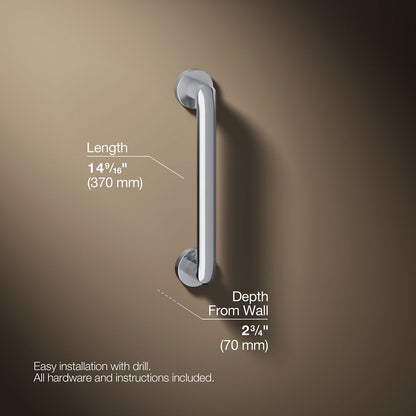 3/4 view of product with dimensions