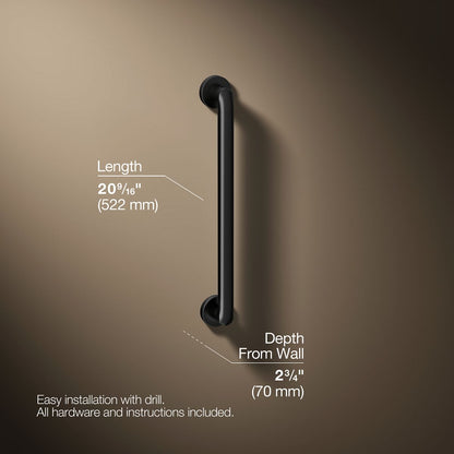 3/4 view of product with dimensions