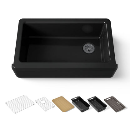 KOHLER Riverby 35-3/4" undermount single-bowl farmhouse workstation kitchen sink