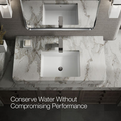 KOHLER K-24804-4 Parallel Low single-handle bathroom sink faucet, 1.2 gpm