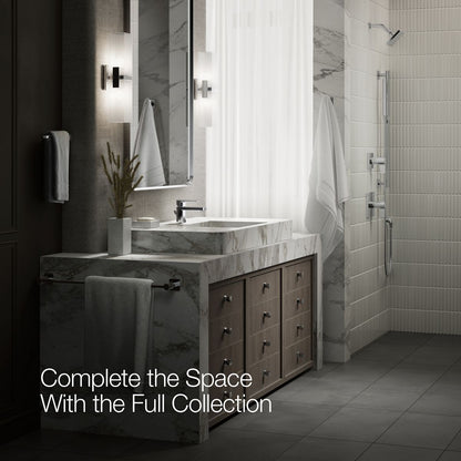 KOHLER K-24804-4K Parallel Low single-handle bathroom sink faucet, 1.0 gpm
