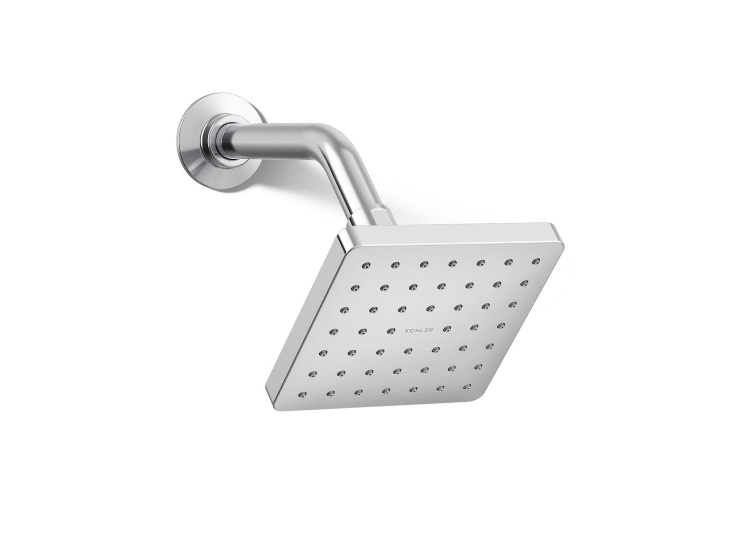 KOHLER K-24805-JJ Parallel Single-function showerhead, 1.25 gpm, polished chrome