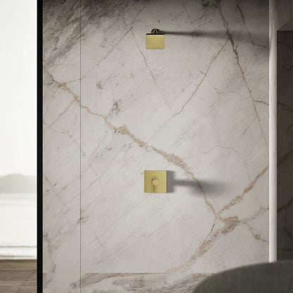 KOHLER K-24805-JJ Parallel Single-function showerhead, 1.25 gpm, vibrant brushed moderne brass - view 3