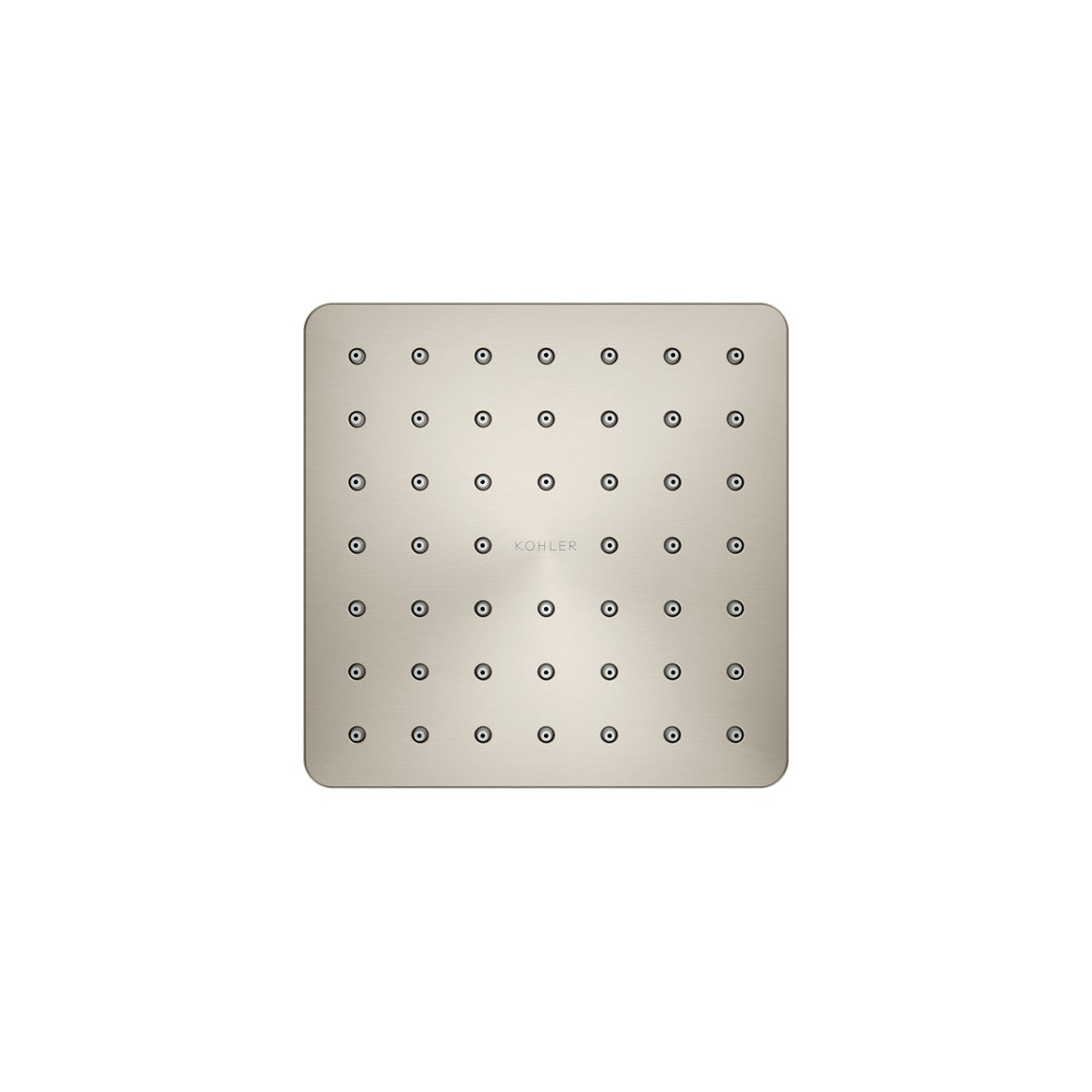 KOHLER K-24805-JJ Parallel Single-function showerhead, 1.25 gpm, vibrant brushed nickel - view 2