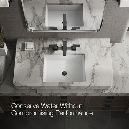 KOHLER K-24857-4 Honesty Widespread bathroom sink faucet, 0.5 gpm