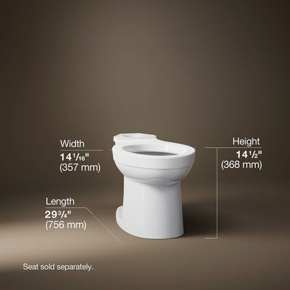 KOHLER K-25086 Kingston Elongated toilet bowl