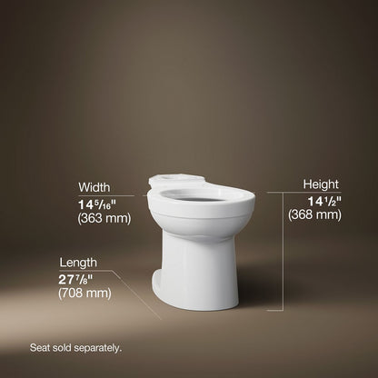 KOHLER K-25096 Kingston Round-front toilet bowl