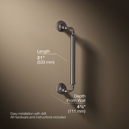 3/4 view of product with dimensions
