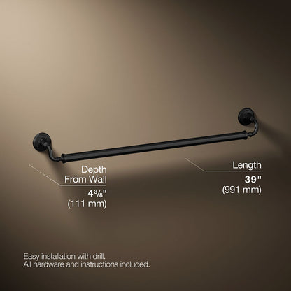 3/4 view of product with dimensions