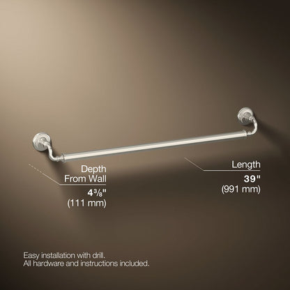 3/4 view of product with dimensions