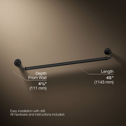 3/4 view of product with dimensions