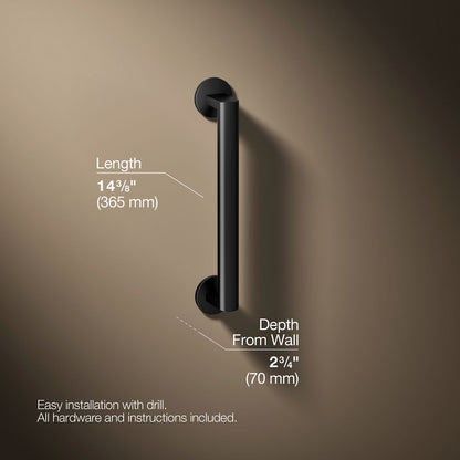 3/4 view of product with dimensions