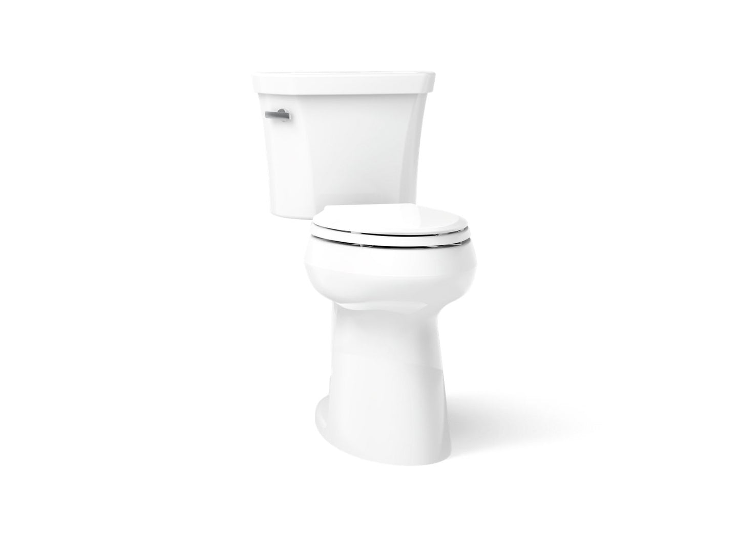 KOHLER K-25224 Highline Tall Two-piece elongated 1.28 gpf tall height toilet