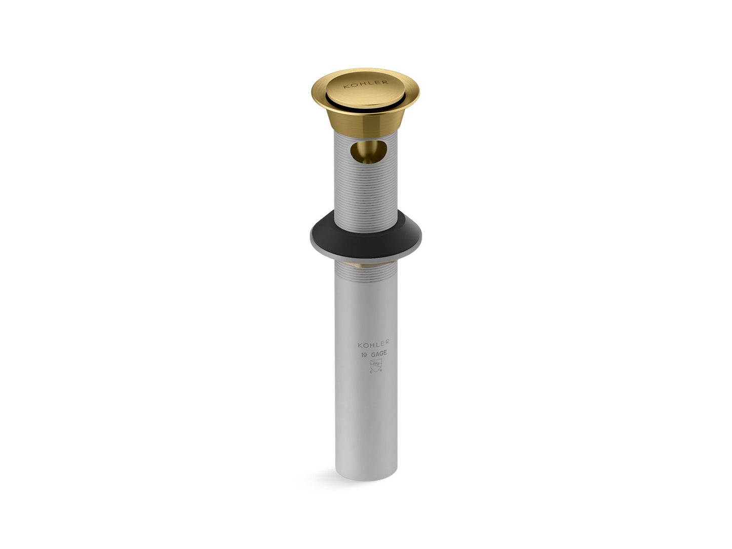 Kohler Clicker drain with overflow