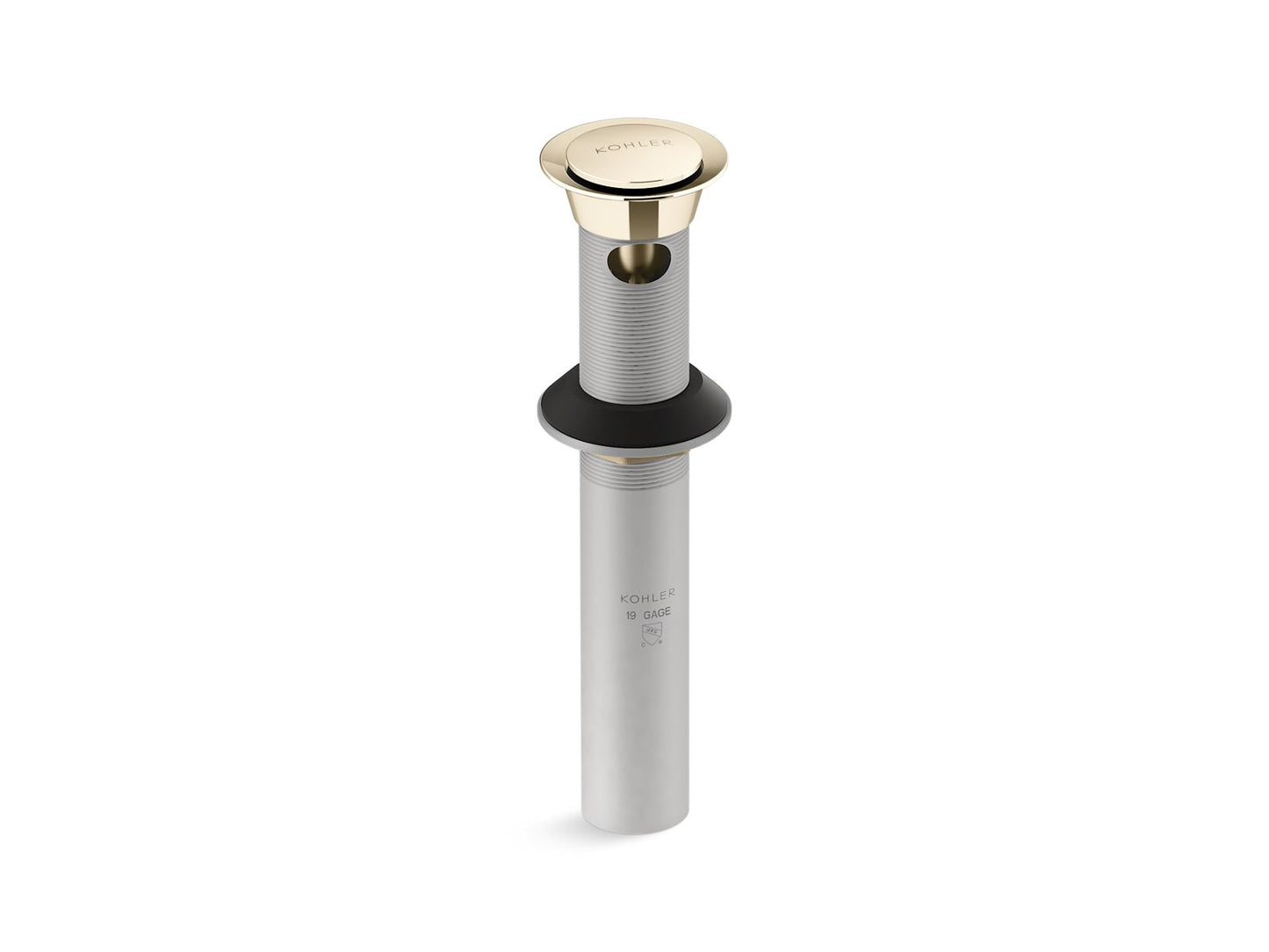 Kohler Clicker drain with overflow