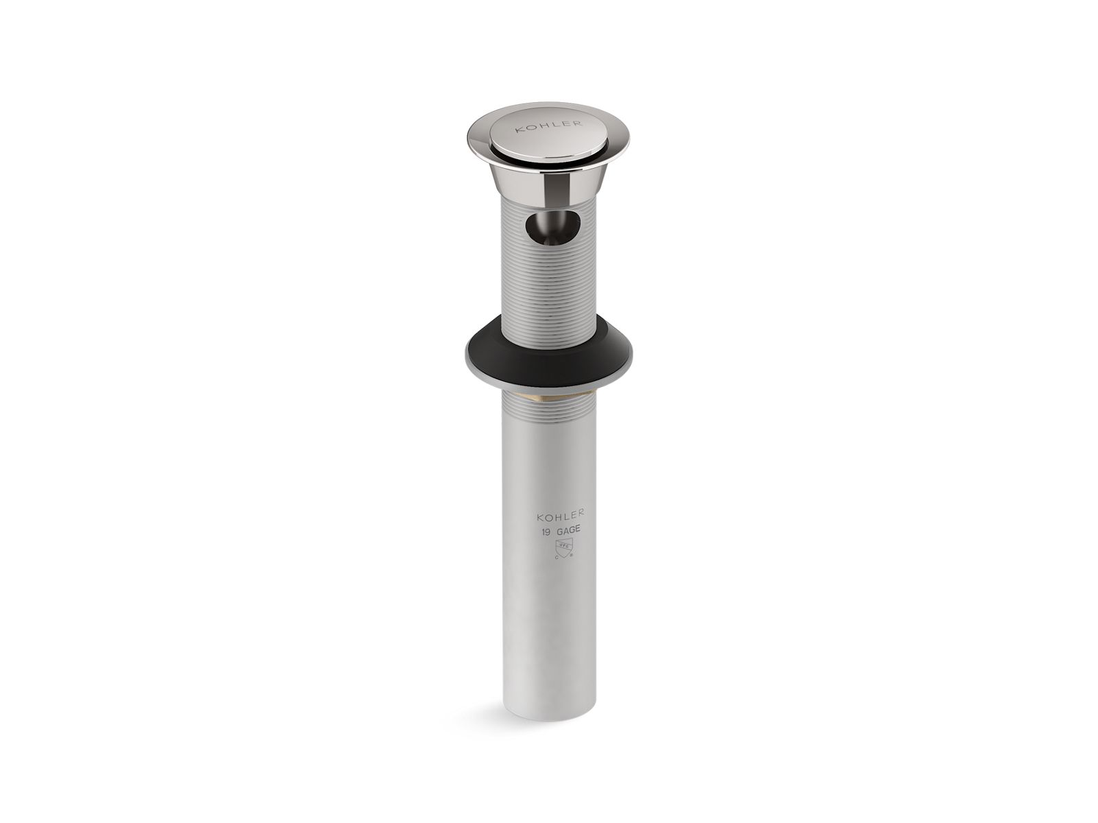 Kohler Clicker drain with overflow