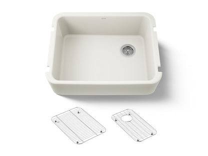 KOHLER Ironridge 28" undermount single-bowl farmhouse kitchen sink