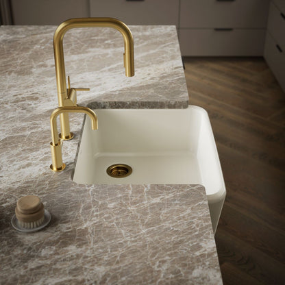 KOHLER Ironridge 28" undermount single-bowl farmhouse kitchen sink