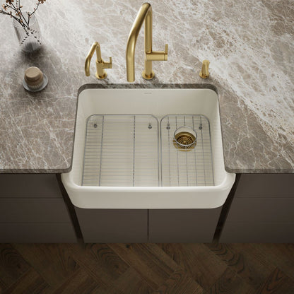 KOHLER Ironridge 28" undermount single-bowl farmhouse kitchen sink