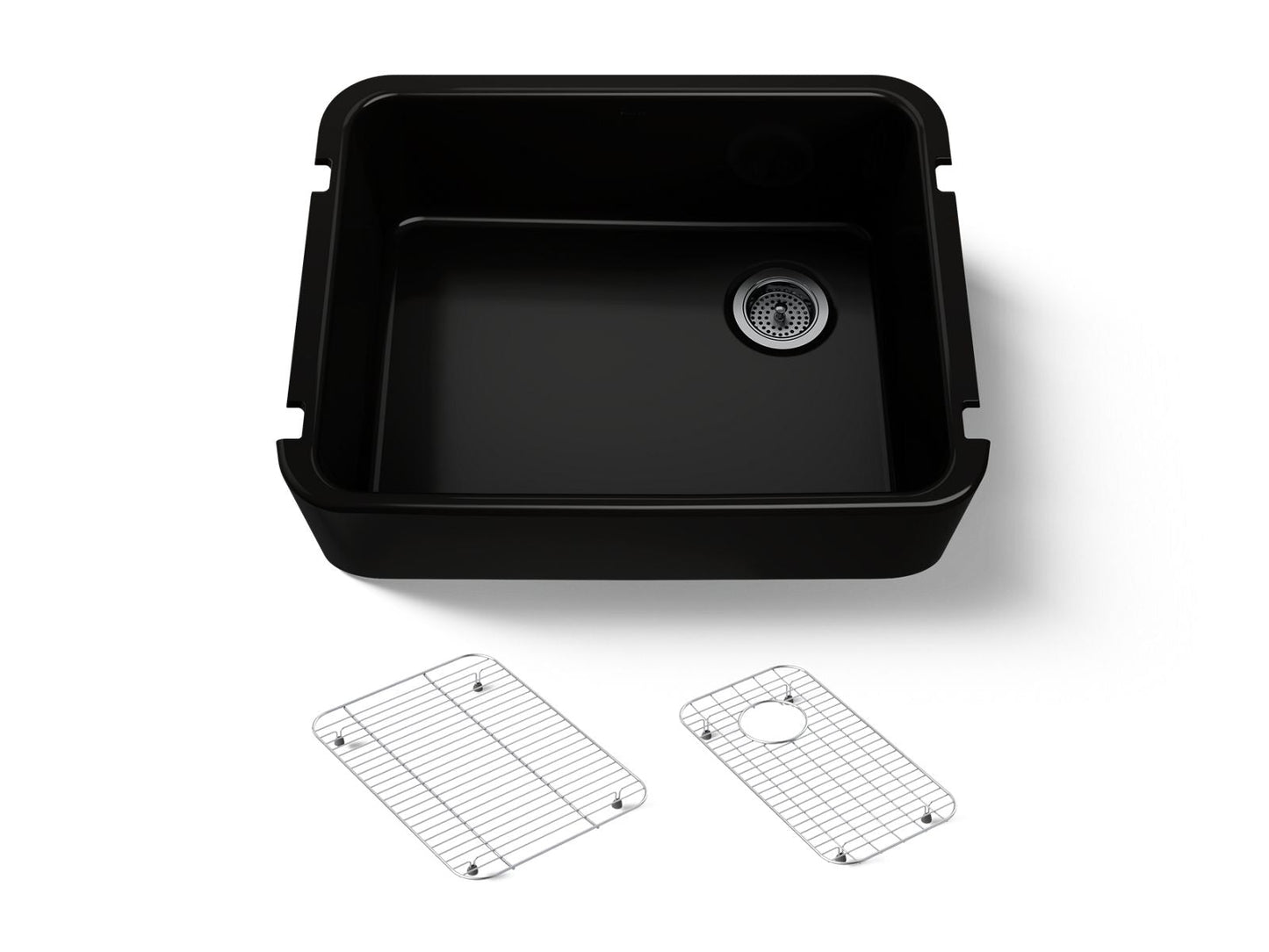 KOHLER Ironridge 28" undermount single-bowl farmhouse kitchen sink
