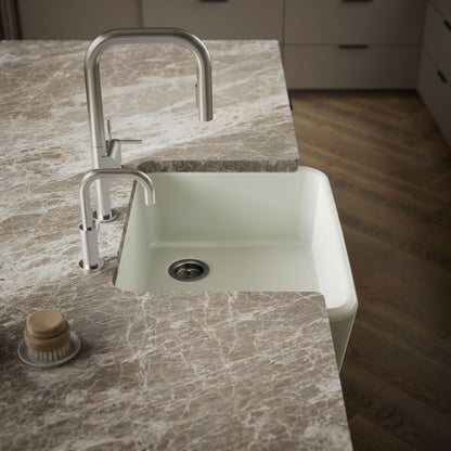 KOHLER Ironridge 28" undermount single-bowl farmhouse kitchen sink