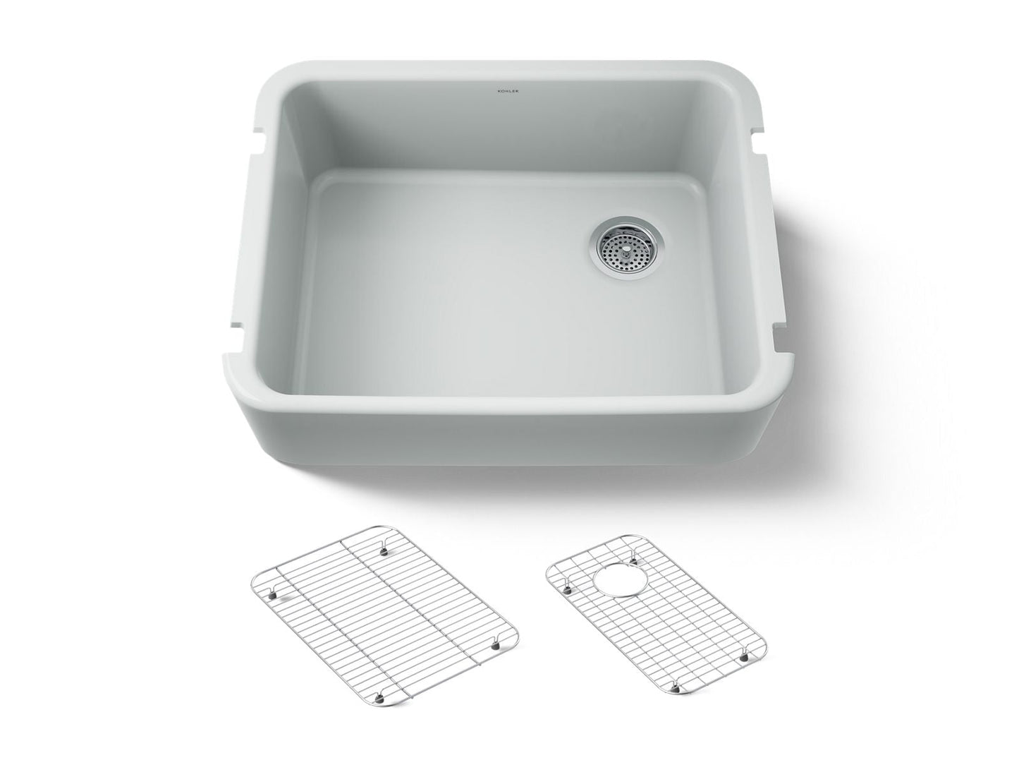 KOHLER Ironridge 28" undermount single-bowl farmhouse kitchen sink