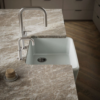 KOHLER Ironridge 28" undermount single-bowl farmhouse kitchen sink