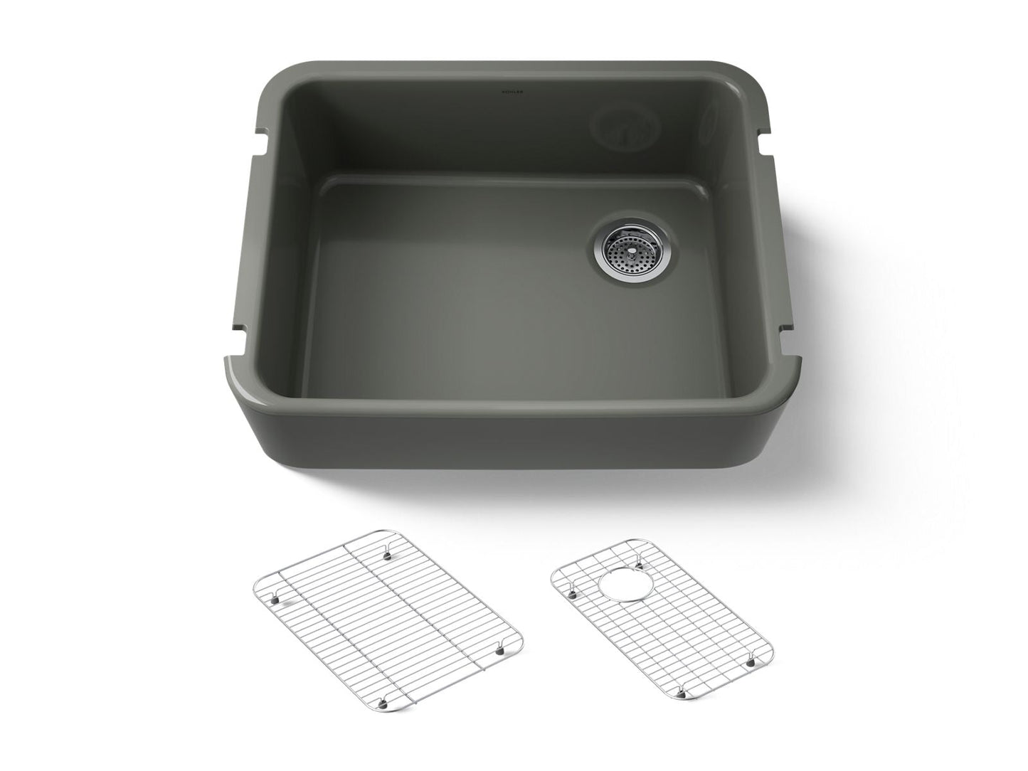 KOHLER Ironridge 28" undermount single-bowl farmhouse kitchen sink
