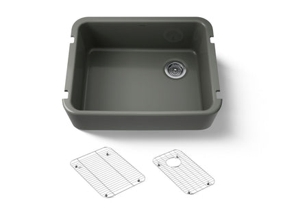 KOHLER Ironridge 28" undermount single-bowl farmhouse kitchen sink