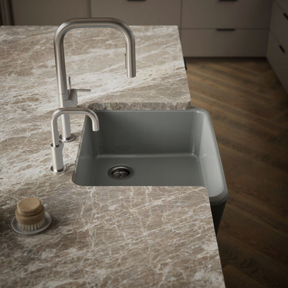 KOHLER Ironridge 28" undermount single-bowl farmhouse kitchen sink